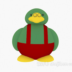 玩具企鹅3d模型下载