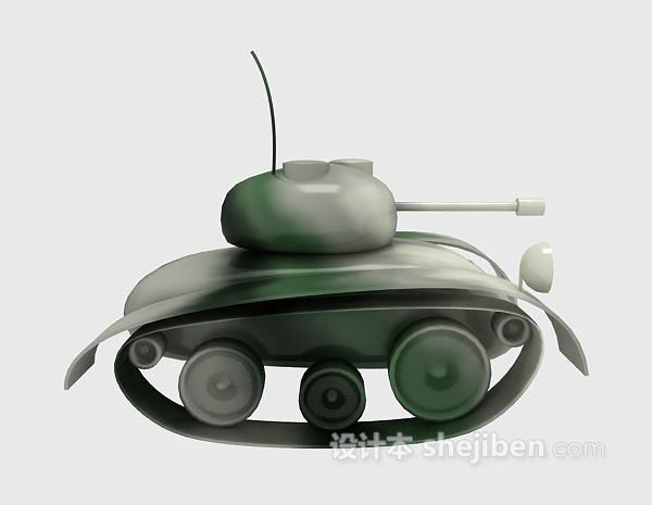 坦克玩具3d模型下载