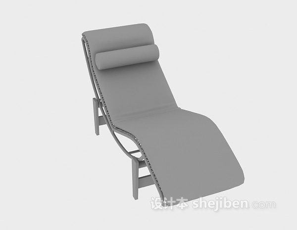休闲躺椅模型3d下载