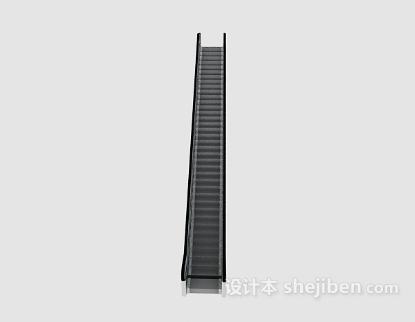 现代风格自动扶梯3d模型下载
