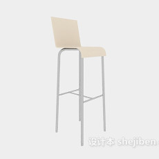 现代简约家居高脚椅3d模型下载