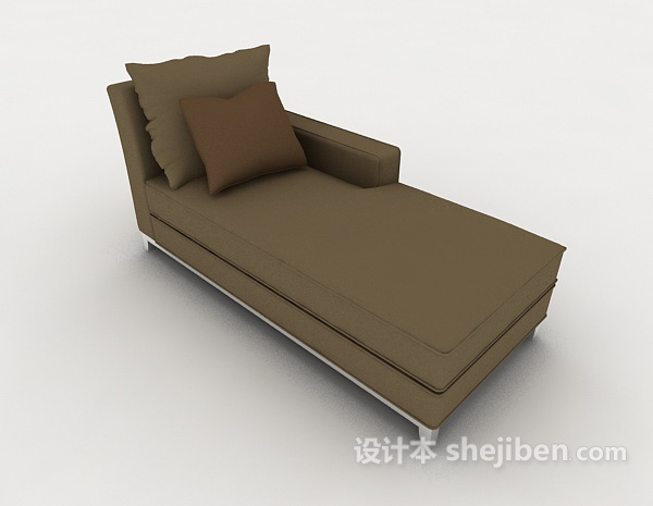 棕色休闲沙发躺椅