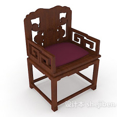 清代家居椅3d模型下载