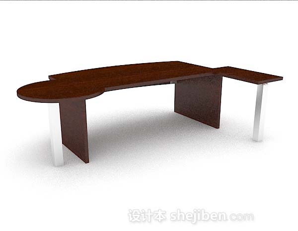 木质简单长办公桌