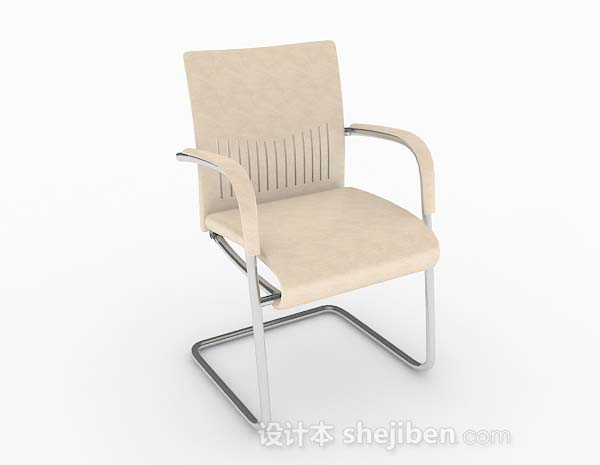 现代简约黄色休闲椅3d模型下载