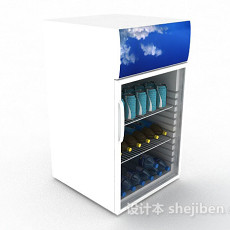 饮料冰柜3d模型下载