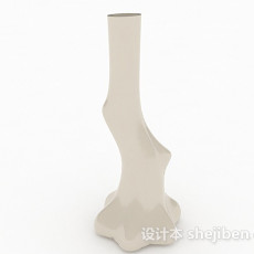 树干状陶瓷玻璃瓶3d模型下载